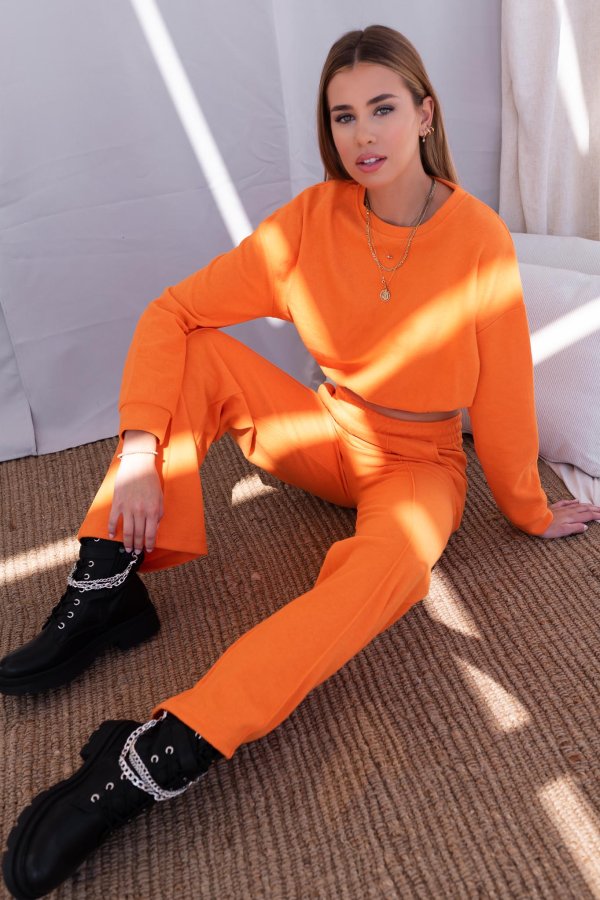 ACTIVEWEAR Titi φούτερ σετ πορτοκαλί