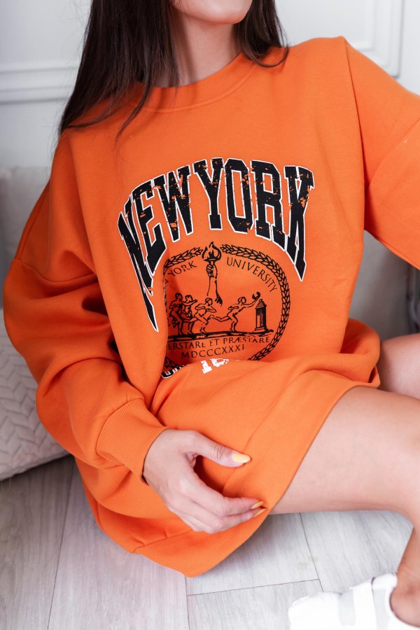 ACTIVEWEAR Nyu φούτερ μπλούζα πορτοκαλί