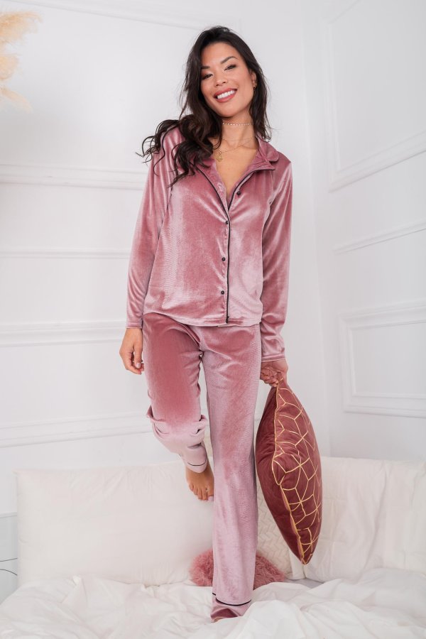 Myrna σετ homewear ροζ