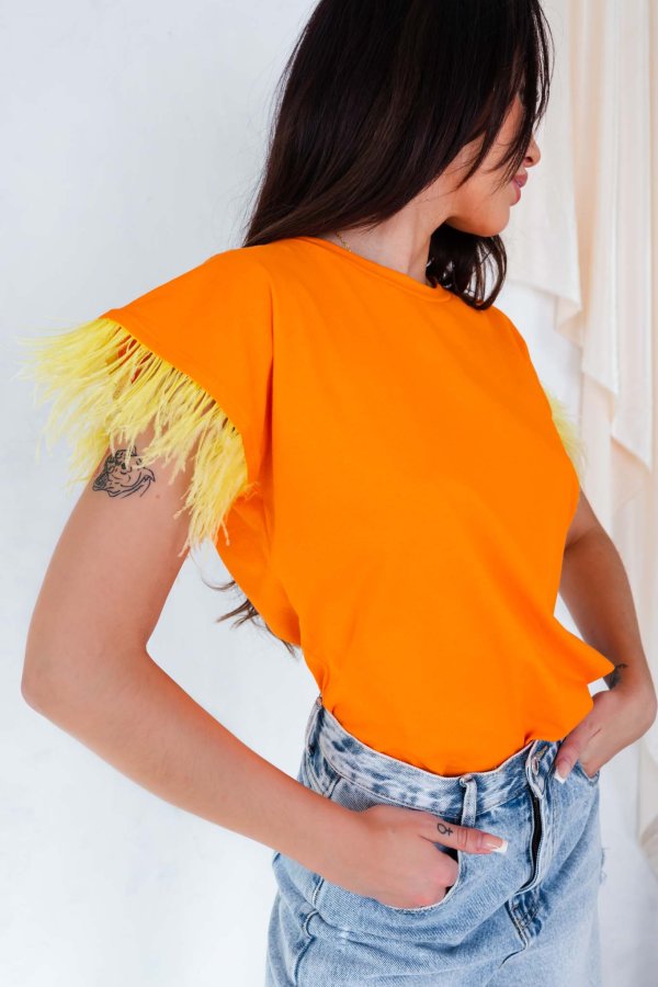 TSHIRTS Lyra t-shirt πορτοκαλί