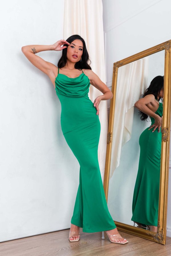 ΜΑΞΙ ΦΟΡΕΜΑΤΑ Tiktok φόρεμα πράσινο