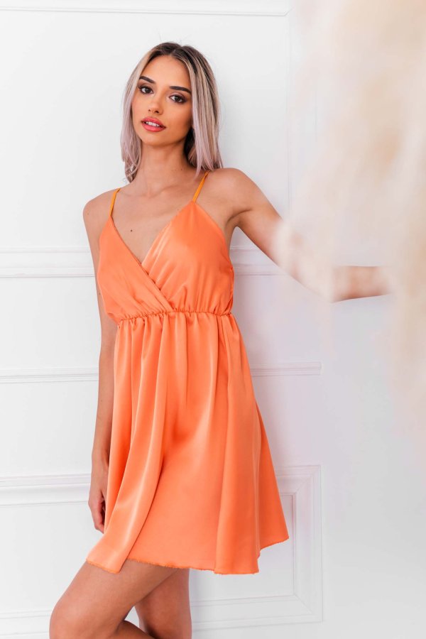 Abeline φόρεμα πορτοκαλί