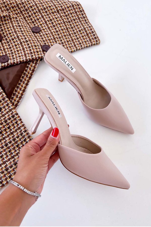 Mules Laguna mules μπεζ