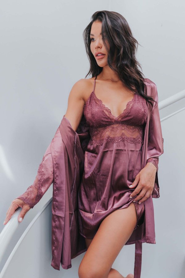 HOMEWEAR Natalia σετ homewear σάπιο μήλο