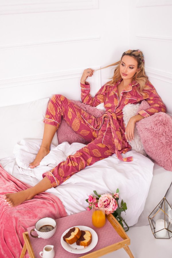 VELVET LOVE Adeline homewear ροζ