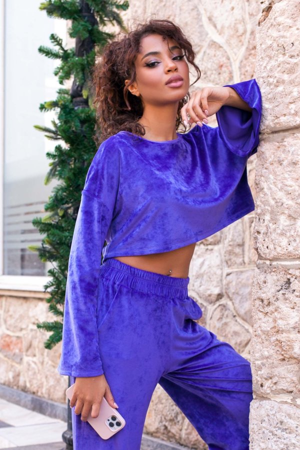 ΦΟΥΤΕΡ/ΦΟΡΜΕΣ Cheeky τοπ blue purple
