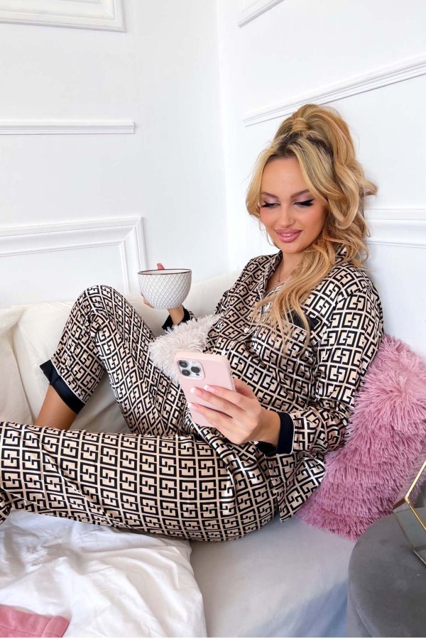 HOMEWEAR Drew σετ homewear μπεζ