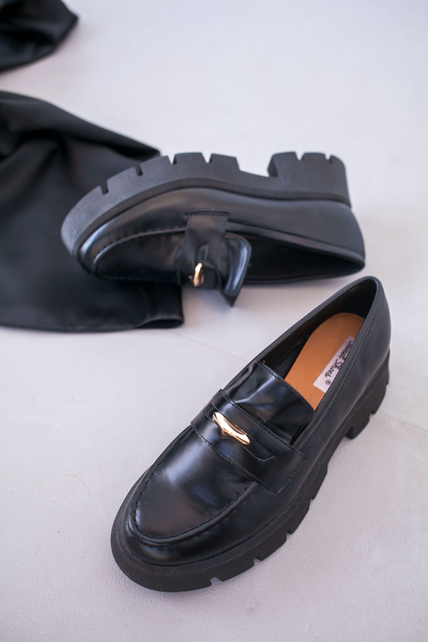 Loafers/Oxford Pagan loafers μαύρο