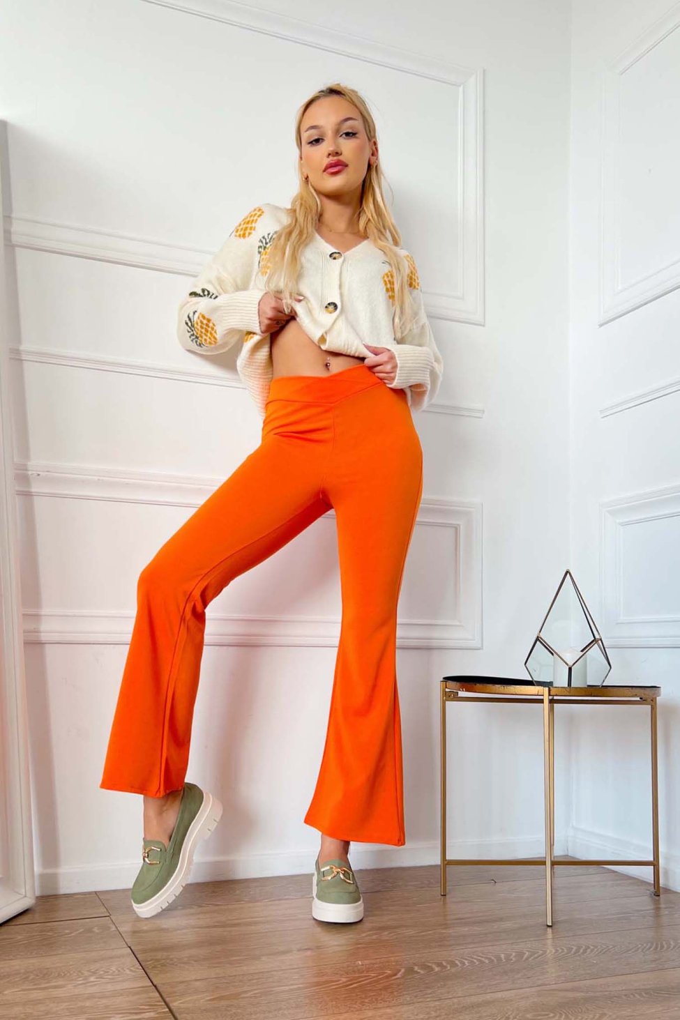 Barbe παντελόνι πορτοκαλί