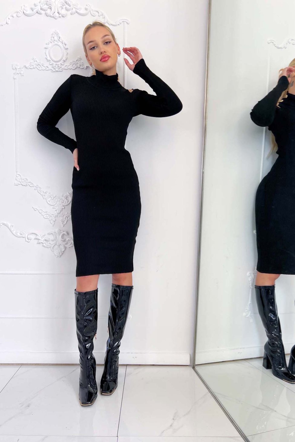Lyda φόρεμα μαύρο