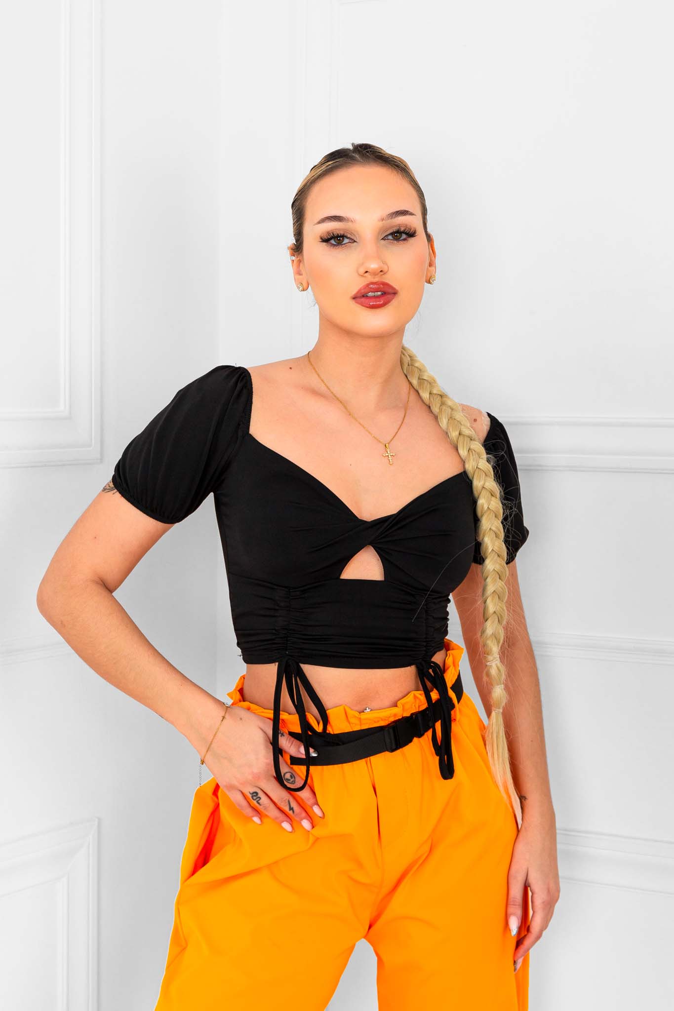 CROP ΤΟΠ Avellana τοπ μαύρο
