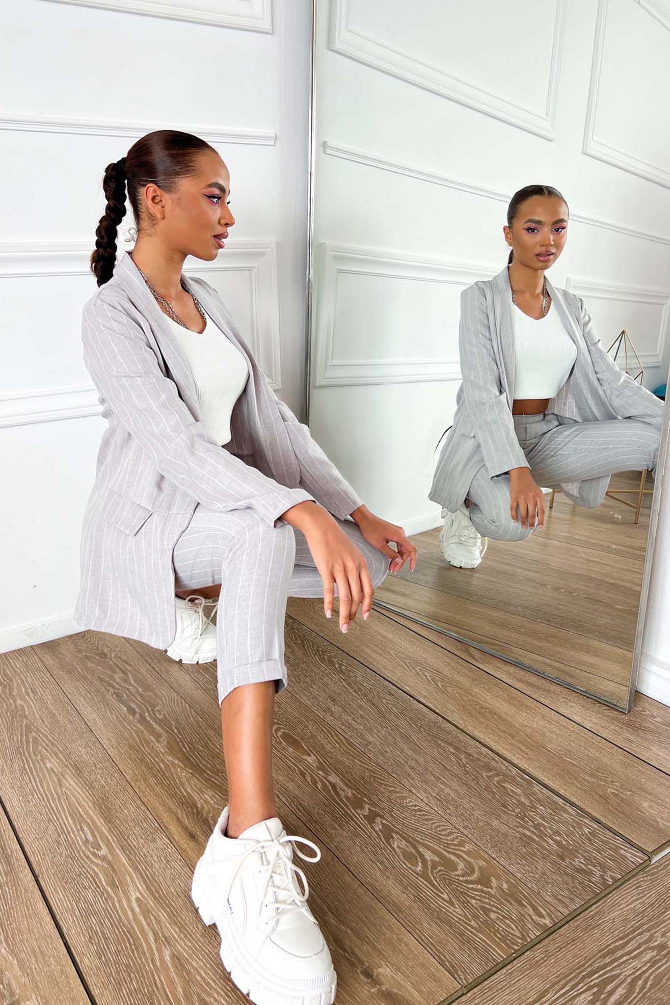 TRENDS Kimmy σετ γκρι