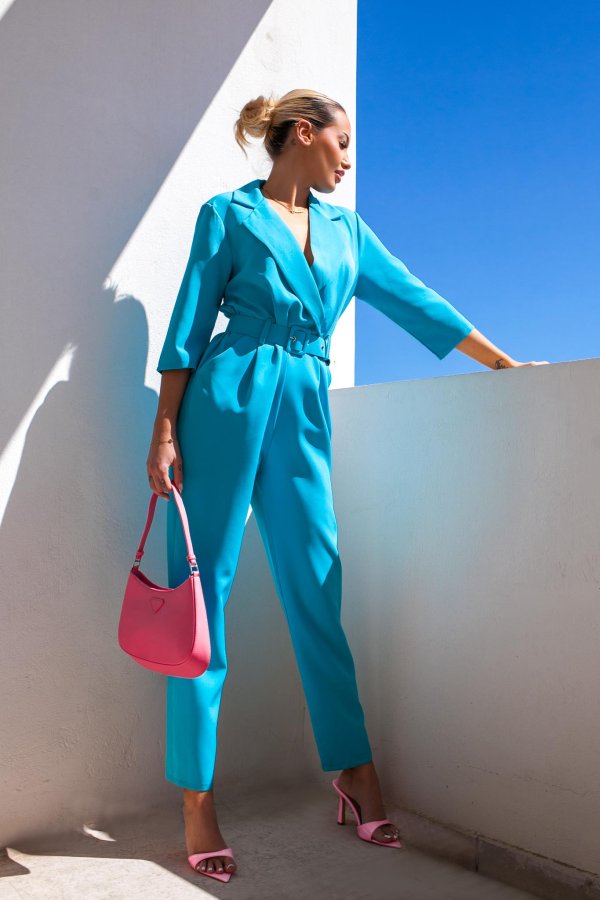 TRENDS Thea ολόσωμη φόρμα σιελ