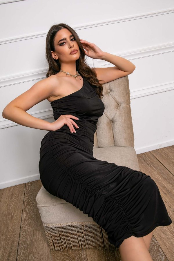 ΓΑΜΟΣ / ΒΑΠΤΙΣΗ Alessia φόρεμα μαύρο