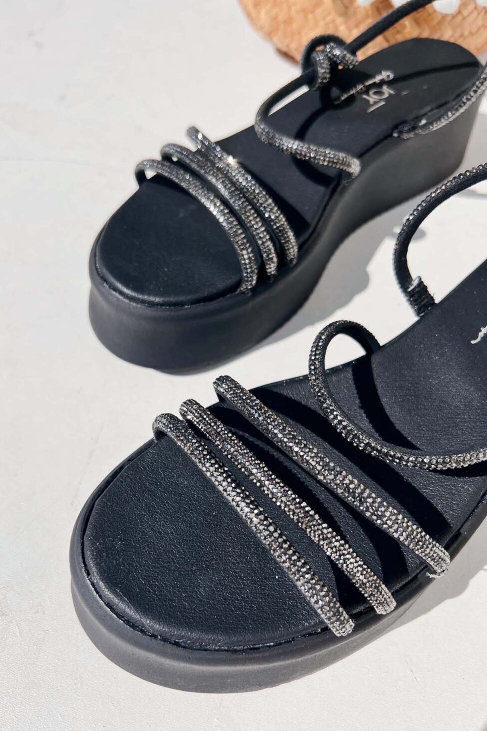 Special πλατφόρμες με strass ατσάλι