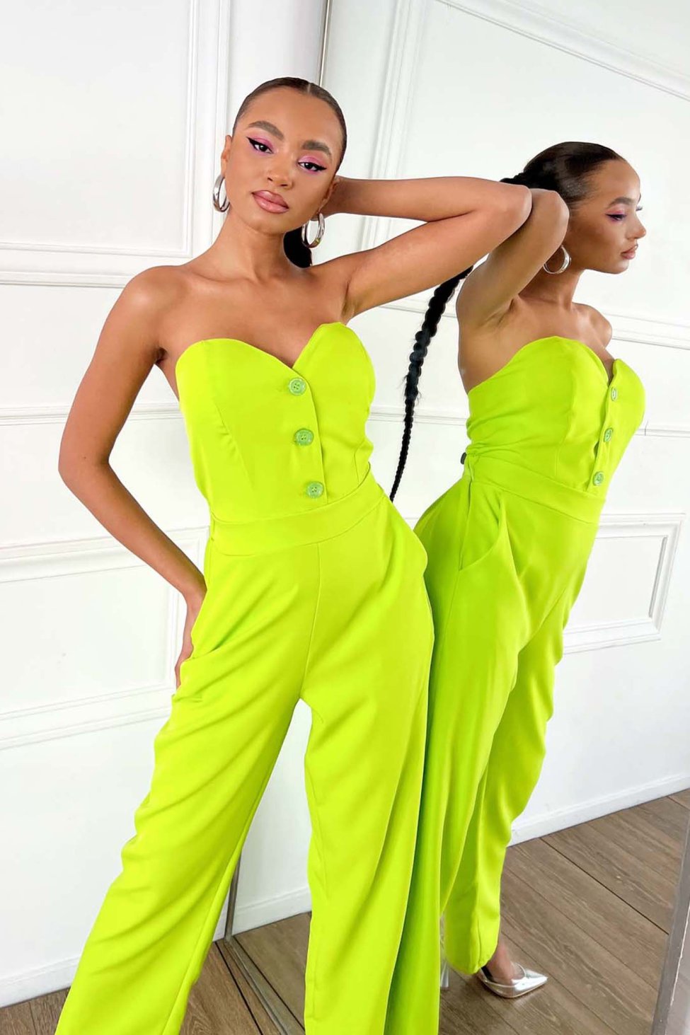 Arlia ολόσωμη φόρμα lime
