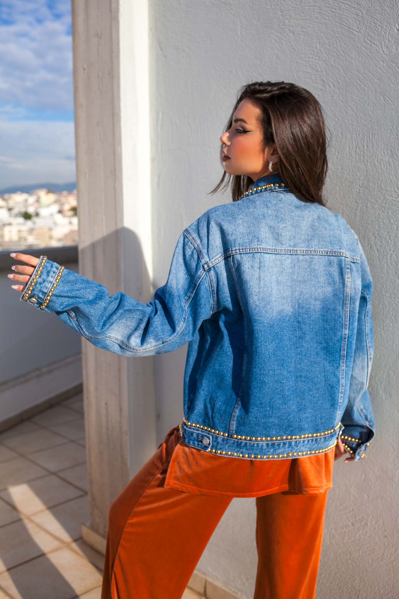 ΤΖΑΚΕΤ Bryan denim jacket μπλε