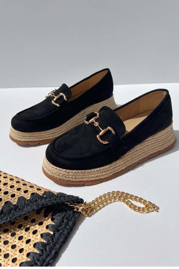 Loafers/Oxford Carmen loafers μαύρο