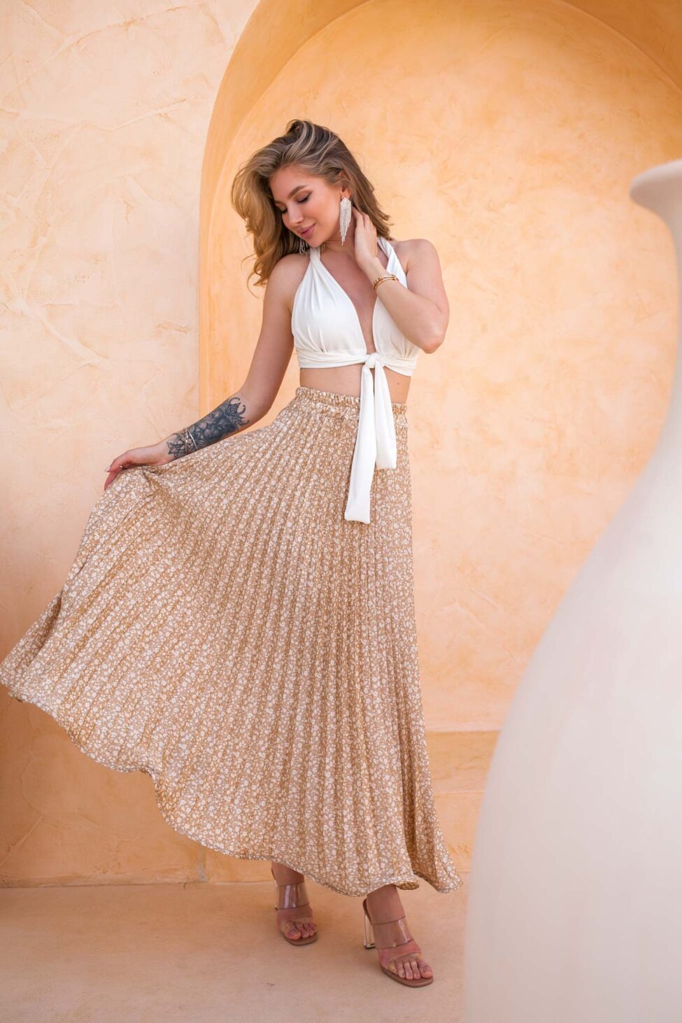 Clint πολυμορφικό τοπ λευκό - Image 4