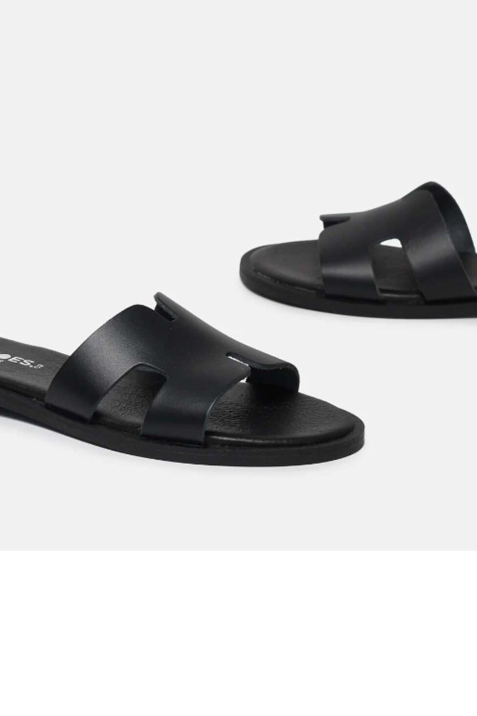 Canoe σανδάλια δερμάτινα μαύρο - Image 2