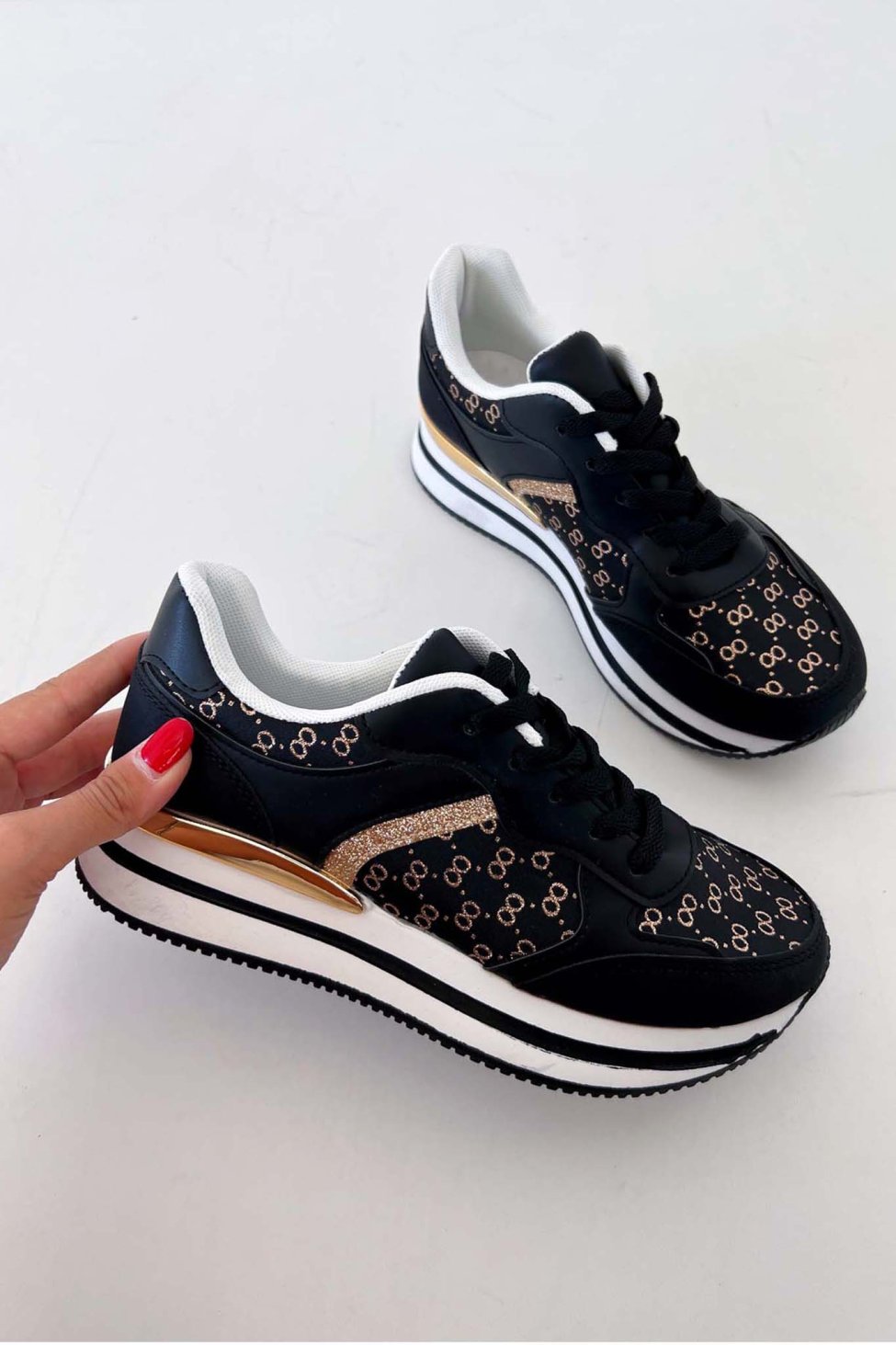 Mirko sneakers μαύρο