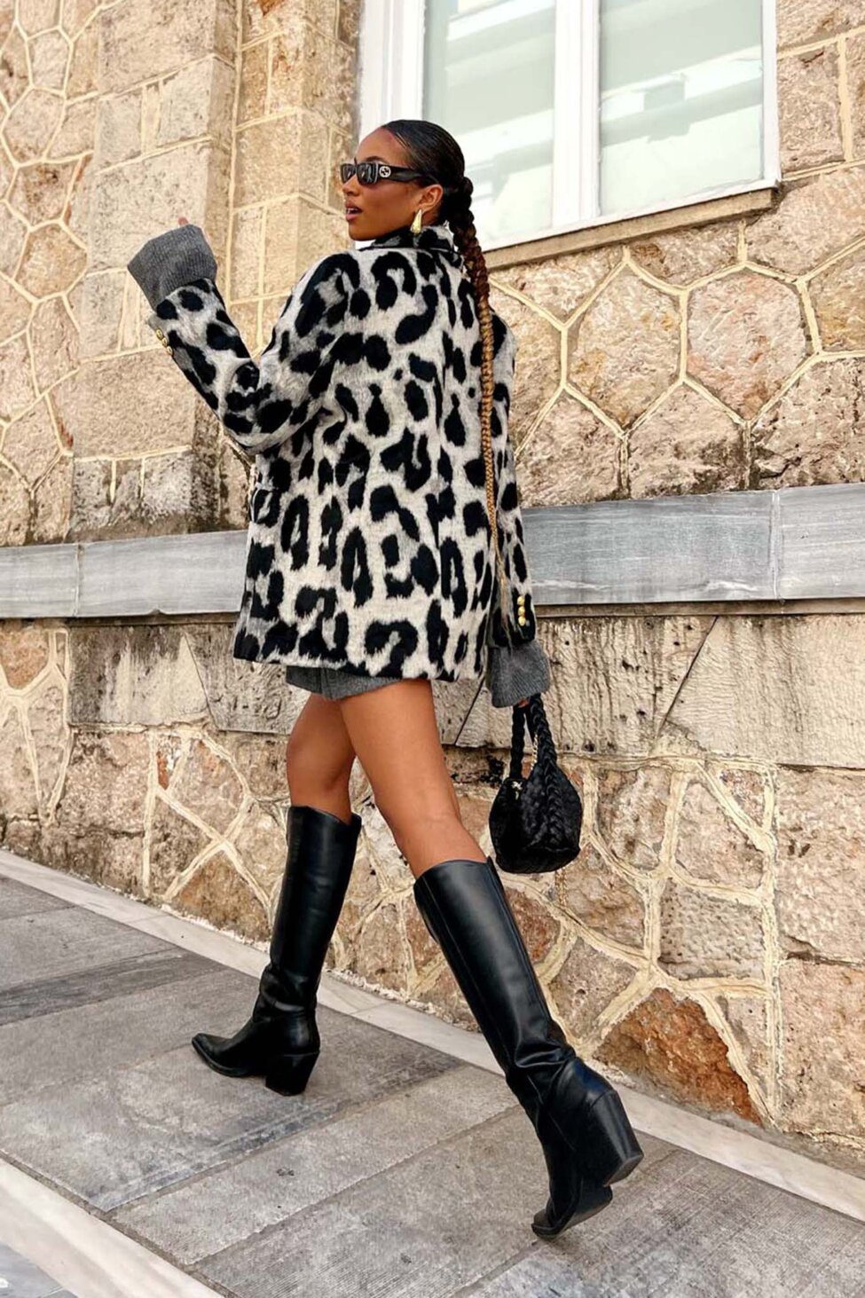 Brittuny παλτό animal print