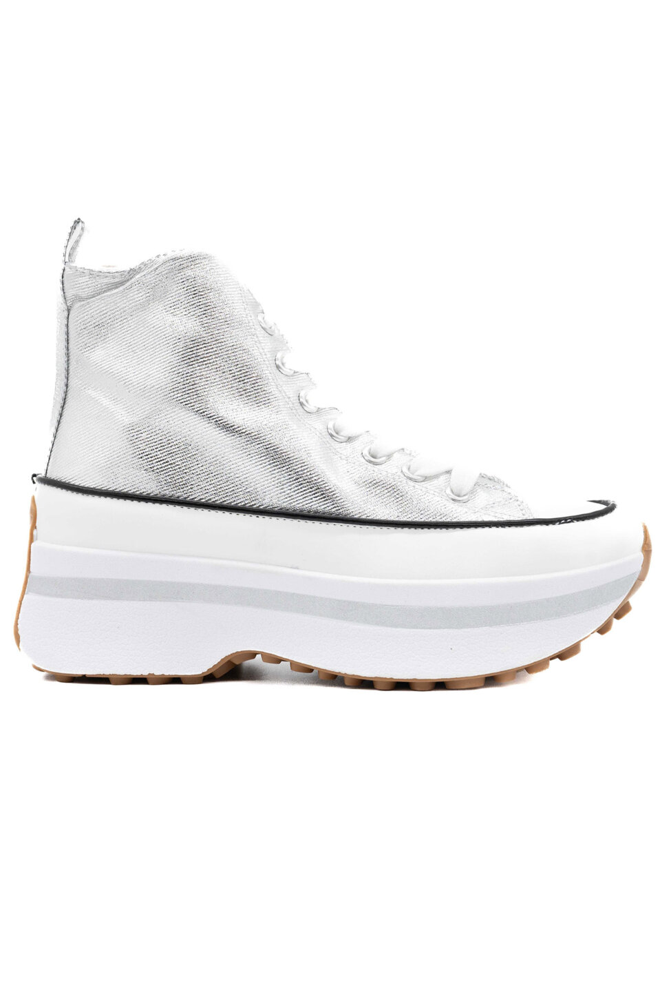 Convert sneakers πάνινα ασημί