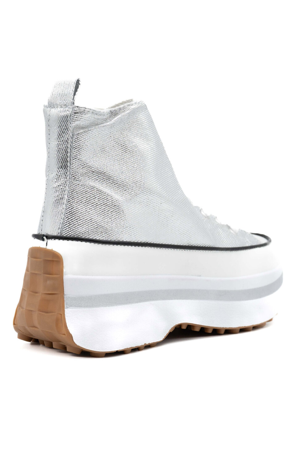 Convert sneakers πάνινα ασημί