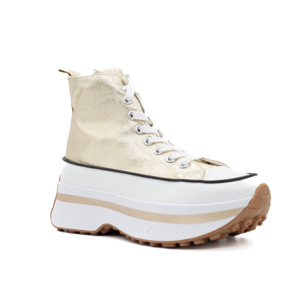 Convert sneakers πάνινα χρυσό