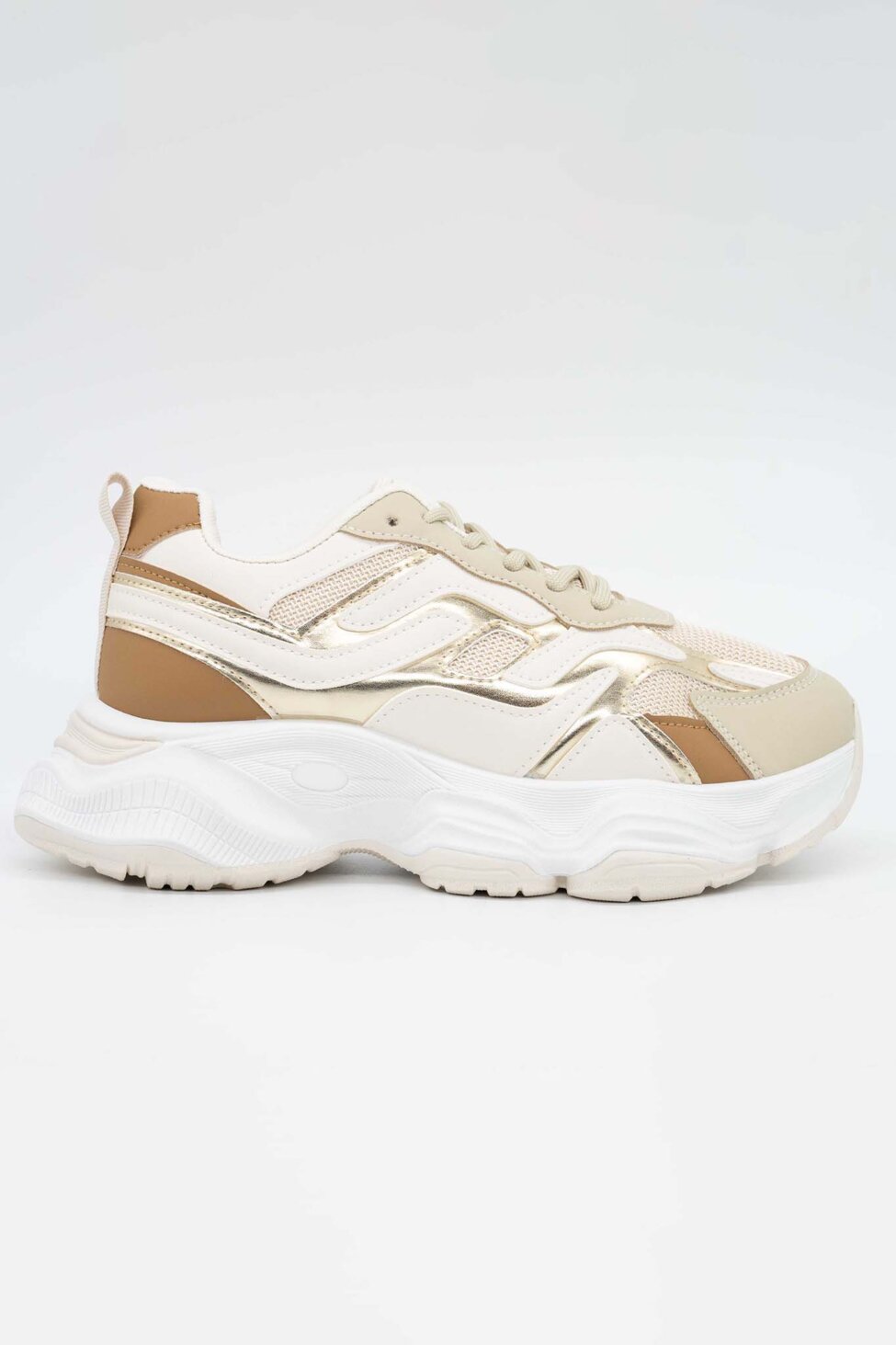 Test sneakers μπεζ