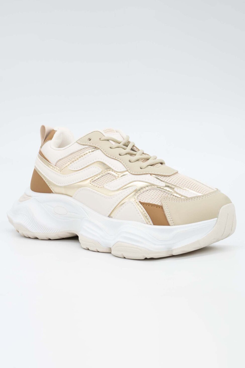 Test sneakers μπεζ