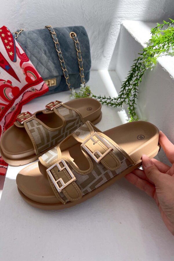 ΓΥΝΑΙΚΕΙΑ ΡΟΥΧΑ Calorie σανδάλι flatform χακί