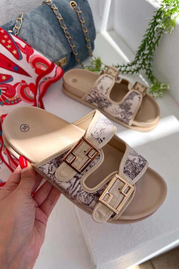 ΓΥΝΑΙΚΕΙΑ ΡΟΥΧΑ Caprice σανδάλι flatform μπεζ