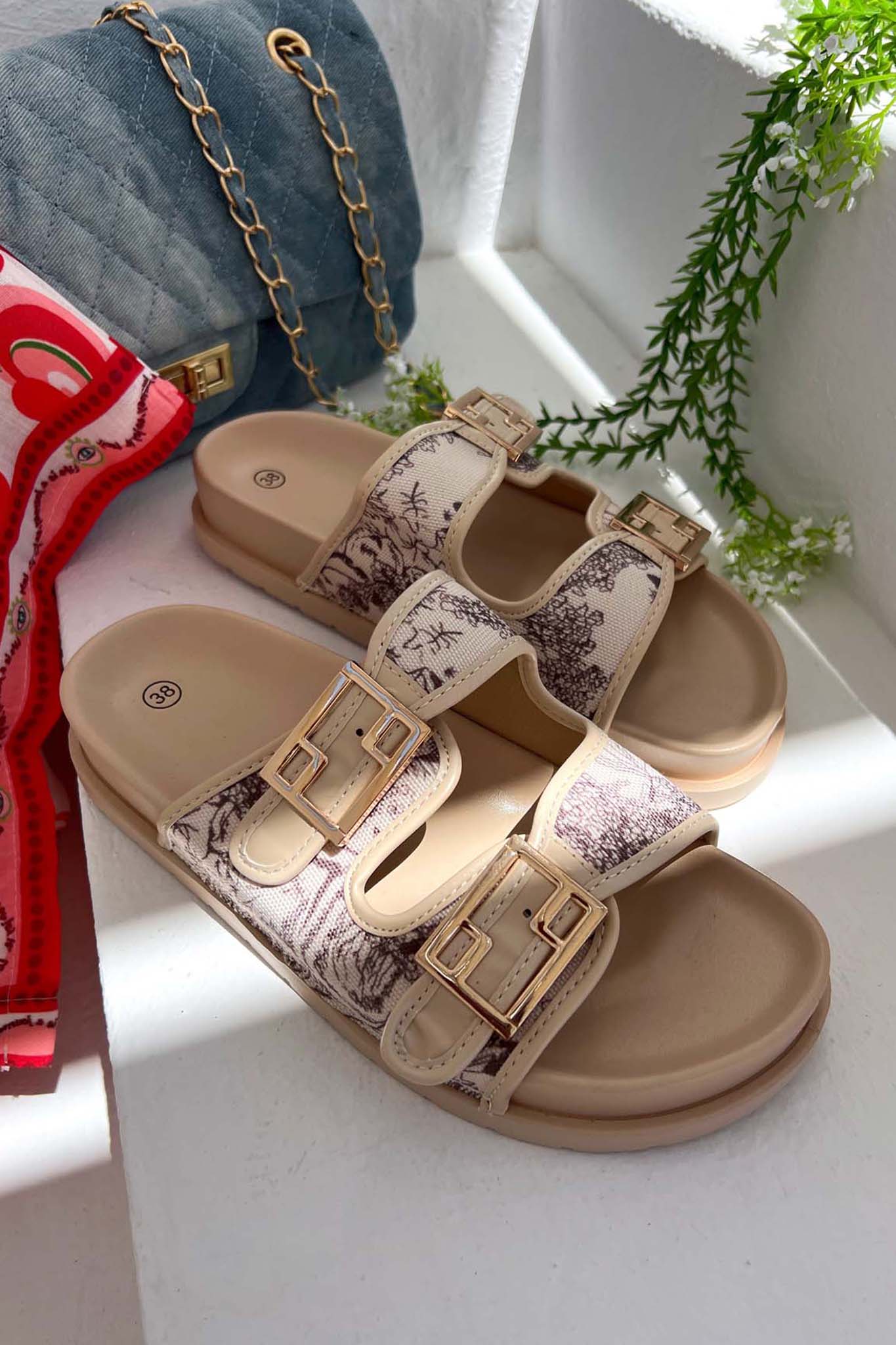 ΓΥΝΑΙΚΕΙΑ ΡΟΥΧΑ Caprice σανδάλι flatform μπεζ
