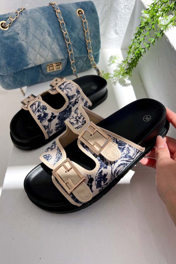 ΓΥΝΑΙΚΕΙΑ ΡΟΥΧΑ Caprice σανδάλι flatform μπλε