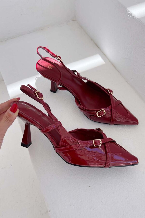 ΝΕΕΣ ΑΦΙΞΕΙΣ Orina slingback γόβα κόκκινο