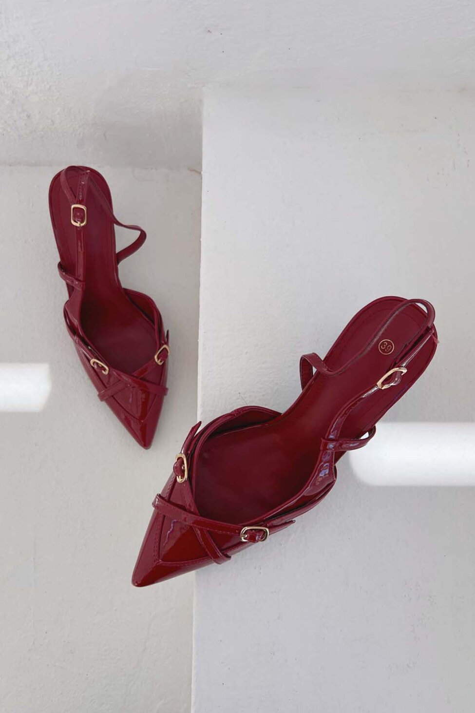 Orina slingback γόβα κόκκινο
