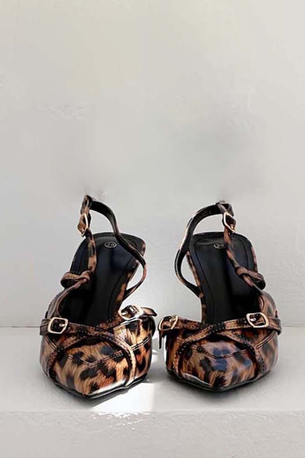 Orina slingback γόβα λεοπάρ