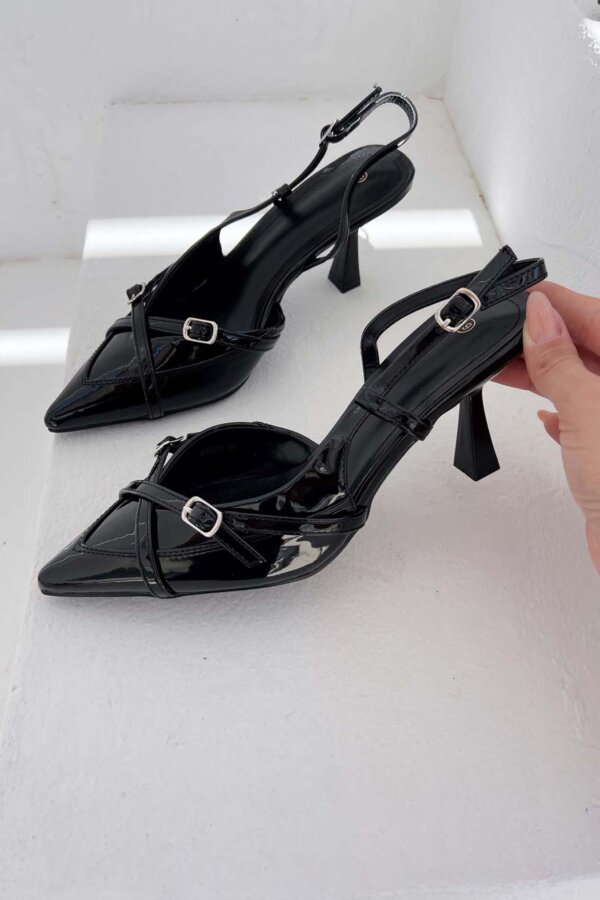 ΝΕΕΣ ΑΦΙΞΕΙΣ Orina slingback γόβα μαύρο