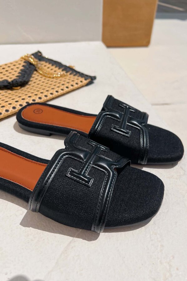 Alma flat σανδάλια μαύρο