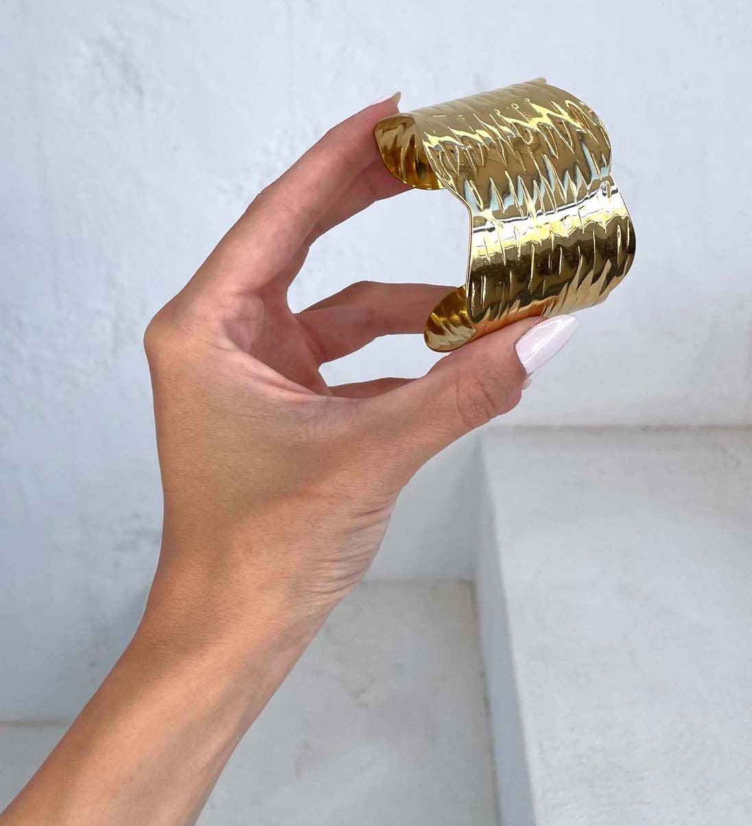 Couture βραχίολι χρυσό
