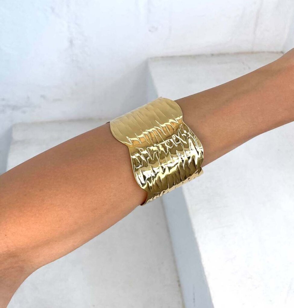 Couture βραχίολι χρυσό