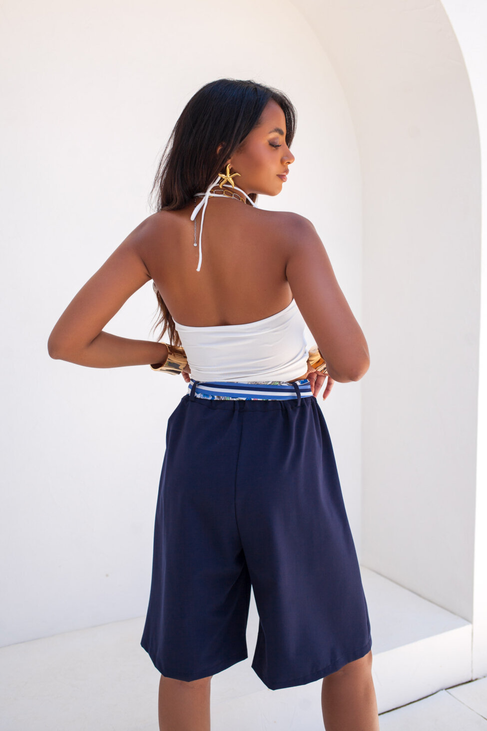 Keby crop top λευκό