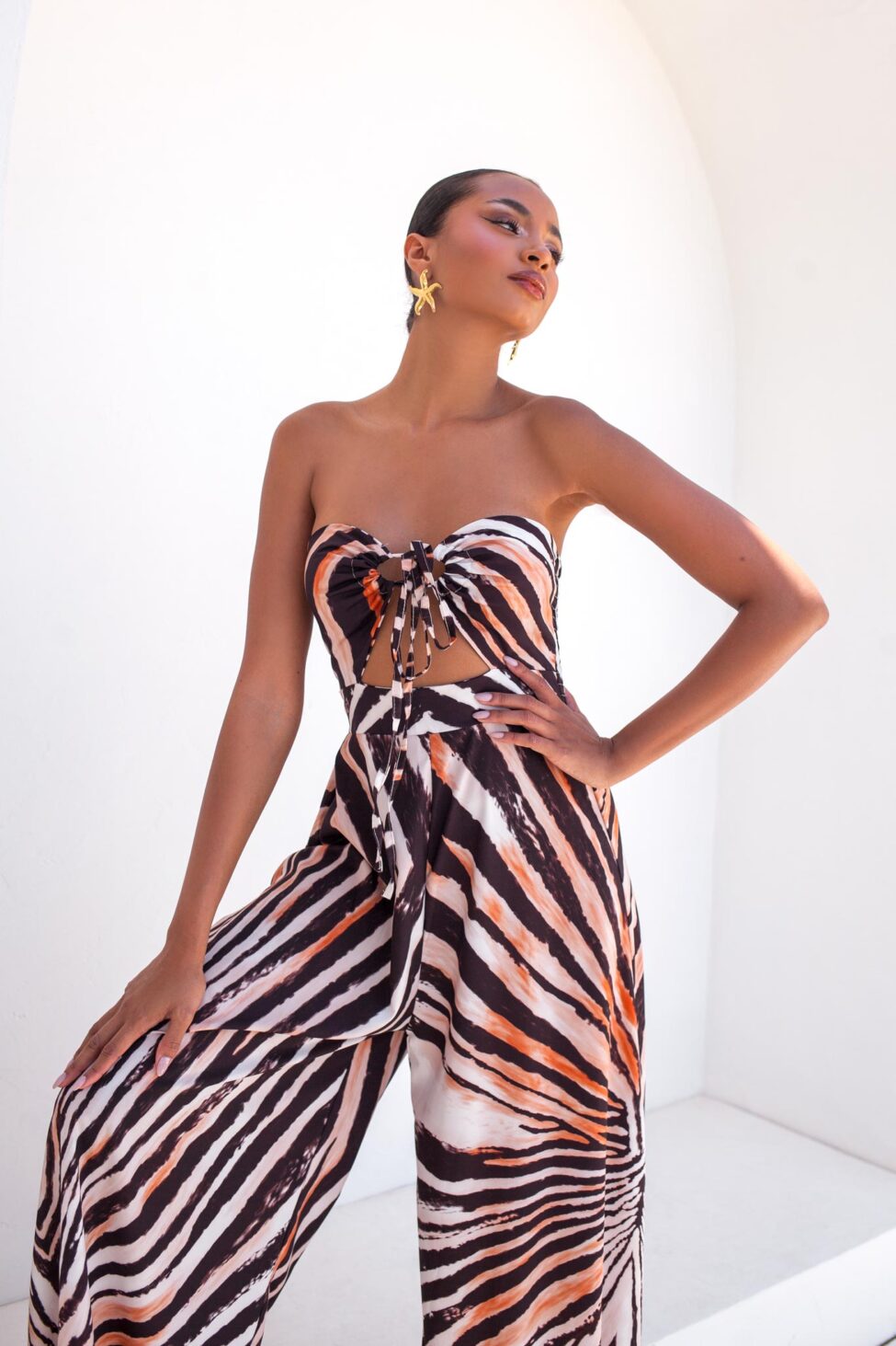 Kendall ολόσωμη φόρμα zebra - Image 5