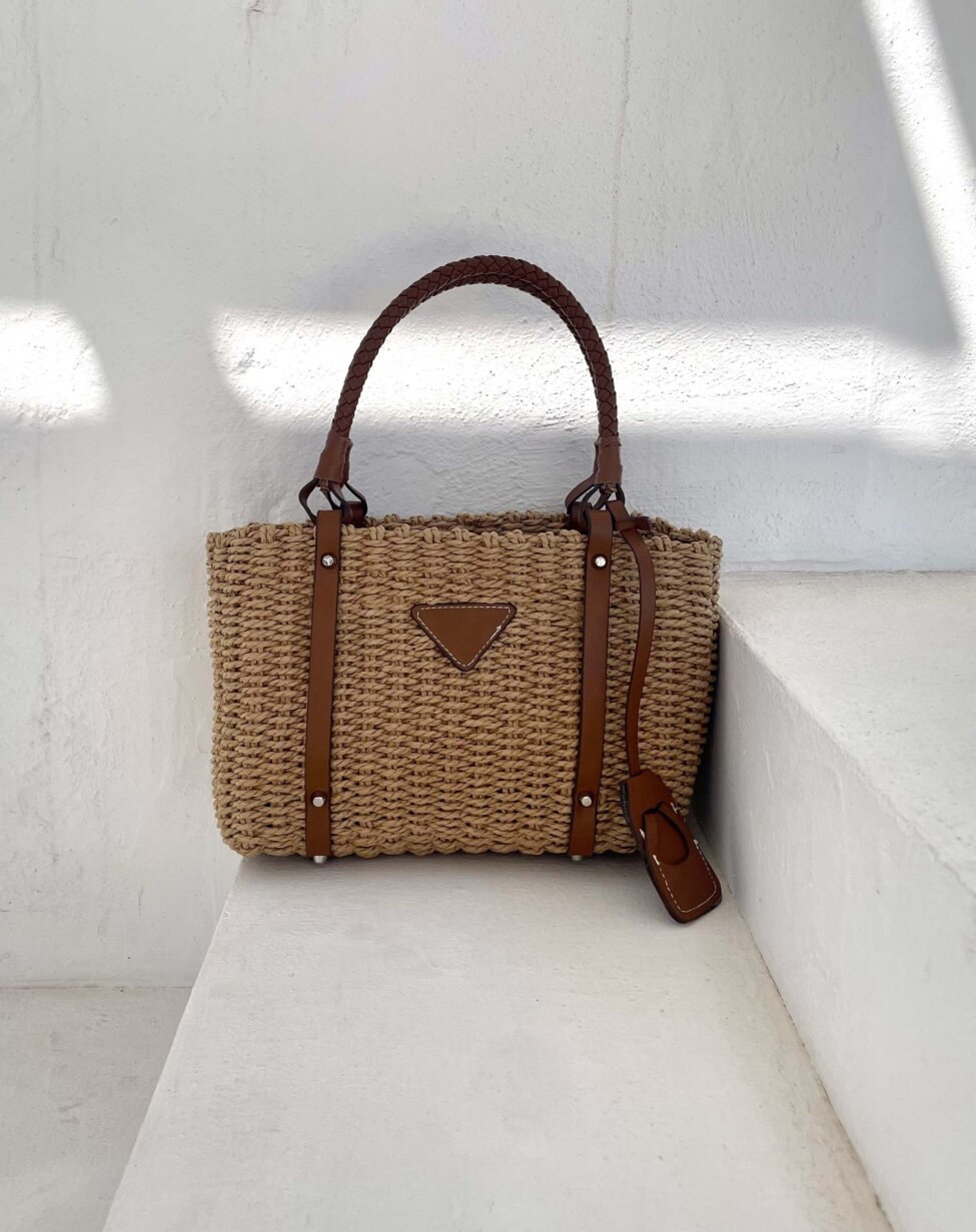 Luna tote τσάντα καφέ