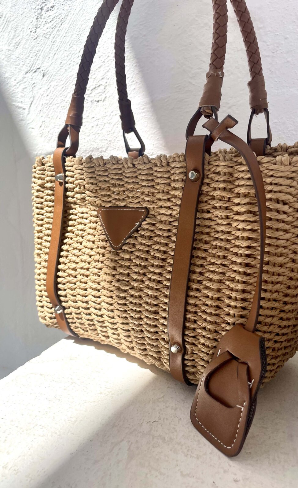 Luna tote τσάντα καφέ