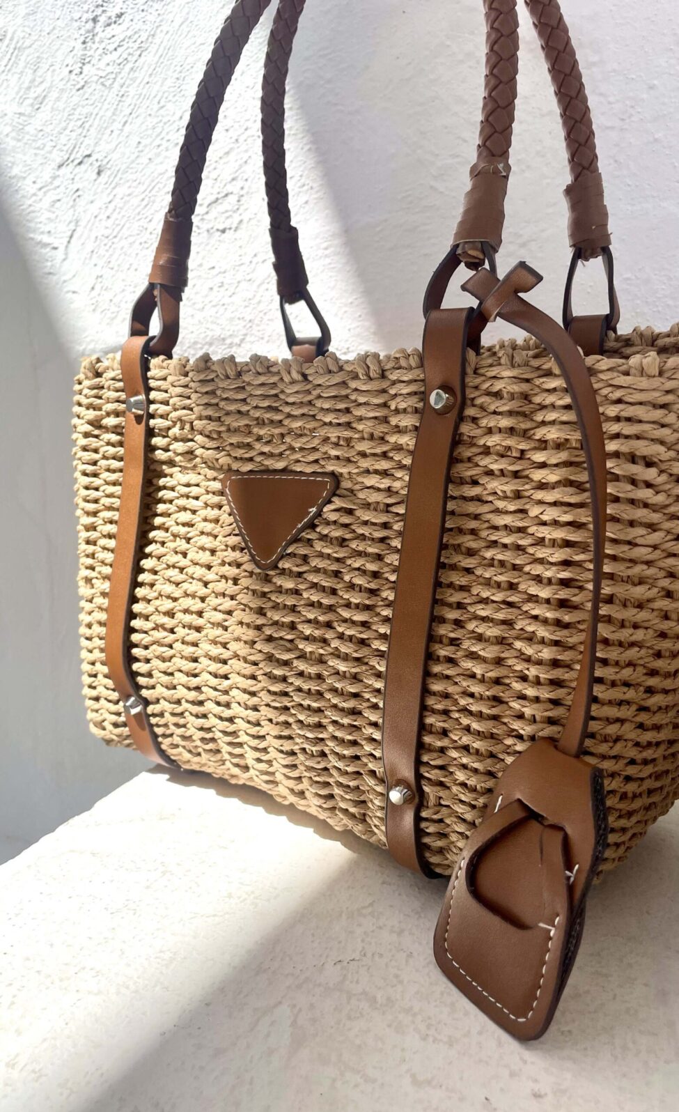 Luna tote τσάντα καφέ - Image 1
