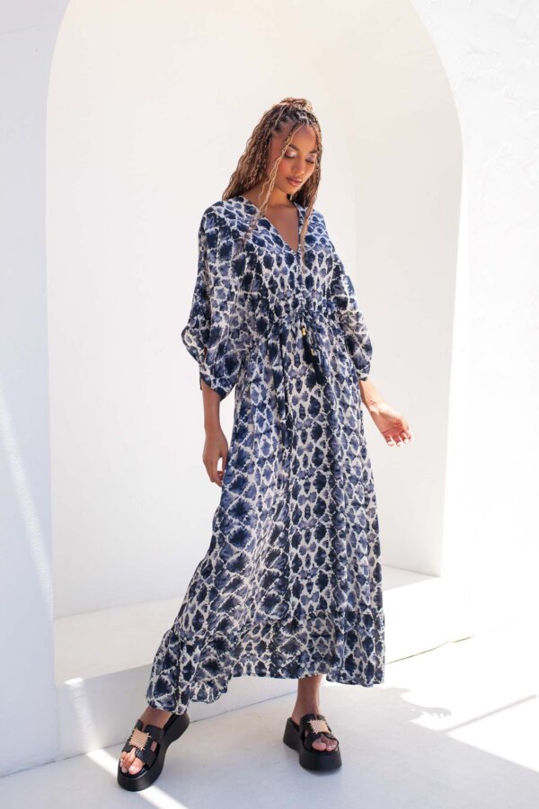 Variel boho μάξι φόρεμα μαύρο
