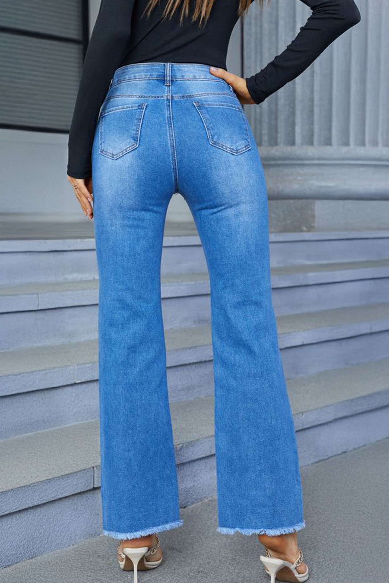 Corn τζιν παντελόνι με καρδιά και πέτρες μπλε - Image 2