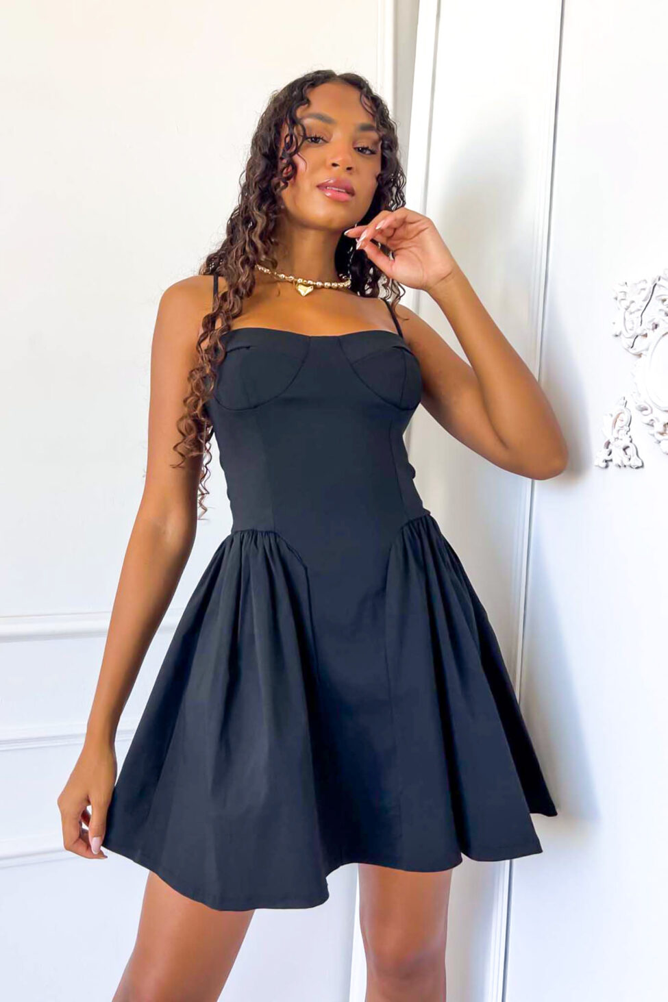 Cherelle μίνι φόρεμα μαύρο - Image 2